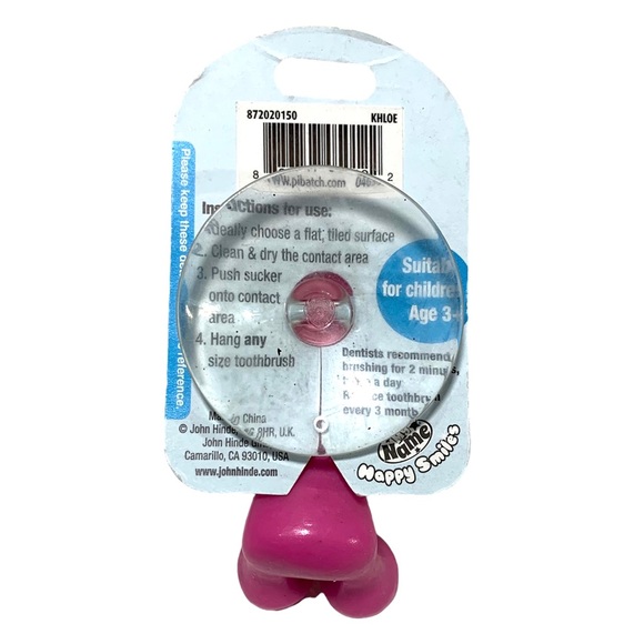 Happy Smiles Personalized Kids Toothbrush Holder Khloe Cat Kitty - Picture 2 of 4